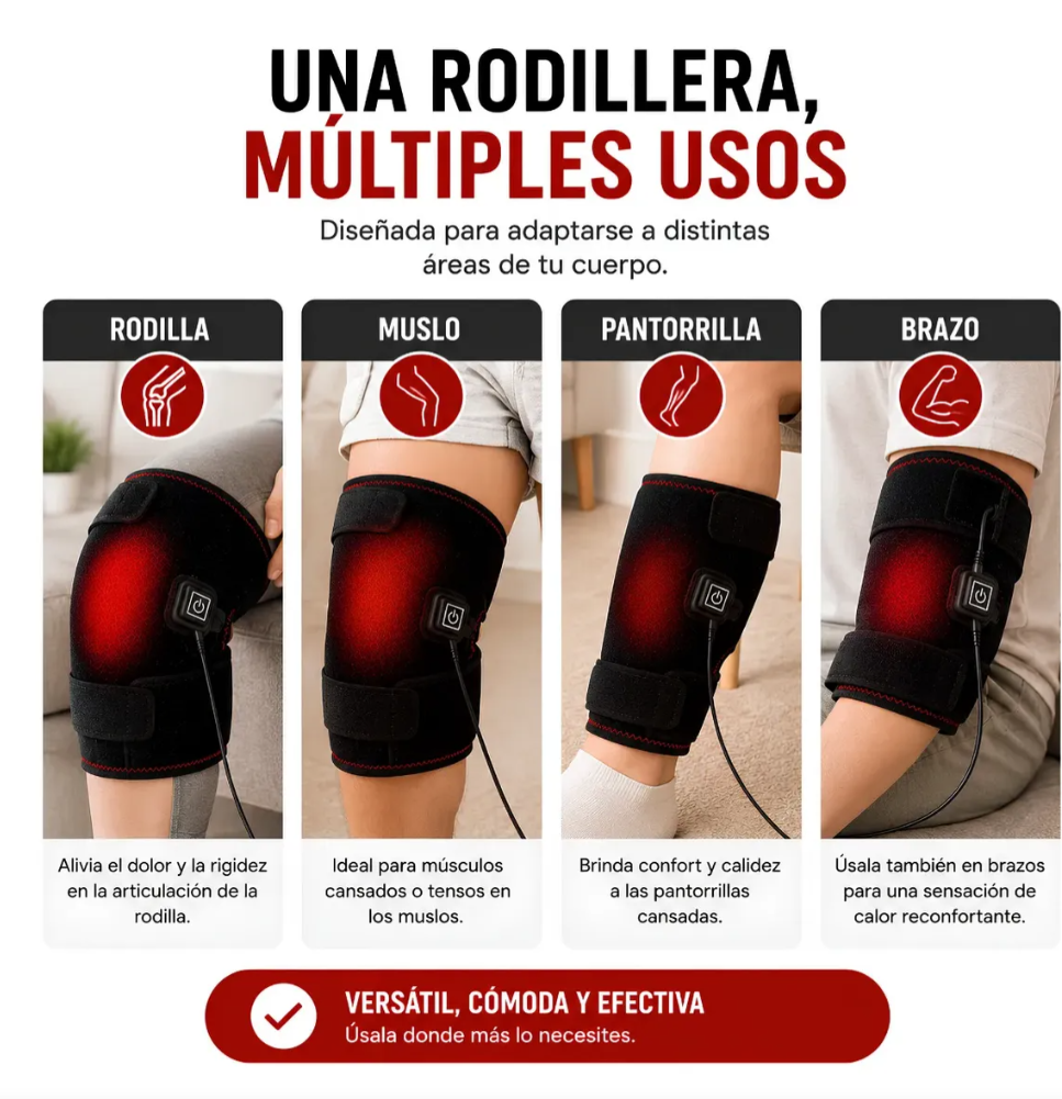 Rodillera Térmica Recargable USB😎