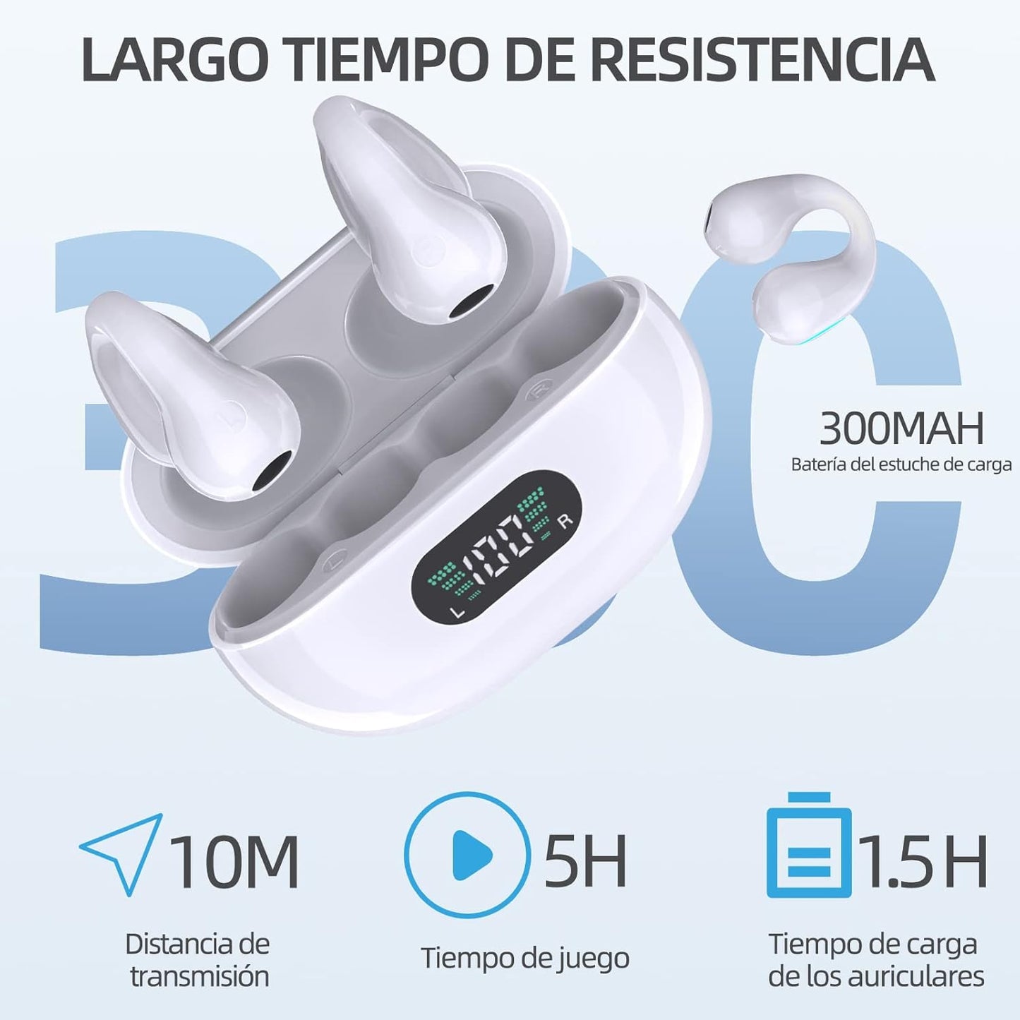 Audifonos Inalambricos IPX7 Pantalla LED