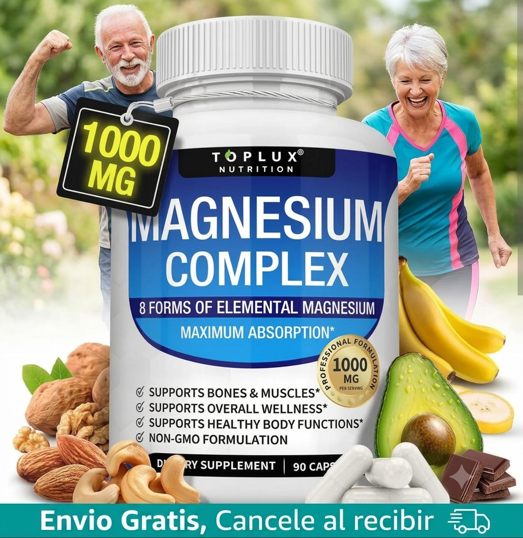 Suplemento Magnesium Complex 8 En 1
