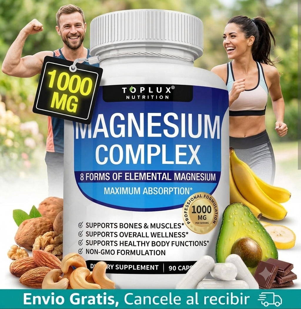Suplemento Magnesium Complex 8 En 1